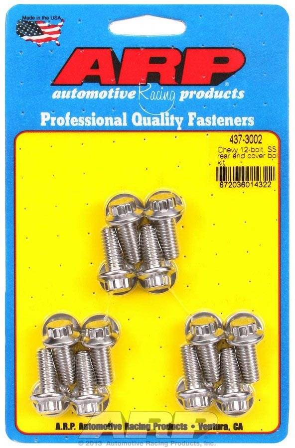 Suncoast Marine and Auto offers S/S Rear End Cover Bolt Kit - 12-Bolt Chevy (437-3002)