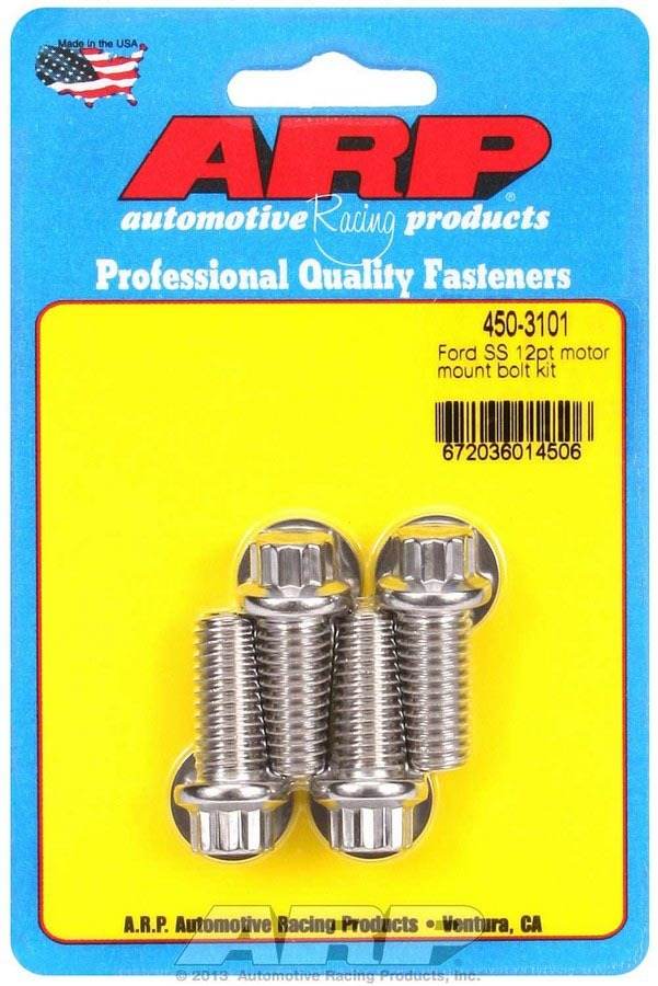 Suncoast Marine and Auto offers SBF S/S Motor Mount Bolt Kit - 12pt. (450-3101)