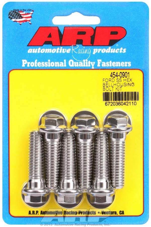 Suncoast Marine and Auto offers S/S Bellhousing Bolt Kit - 6pt. Ford (454-0901)