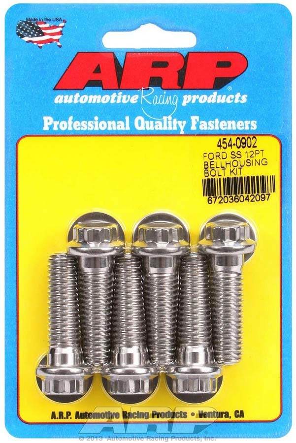 Suncoast Marine and Auto offers S/S Bellhousing Bolt Kit - 12pt. Ford (454-0902)