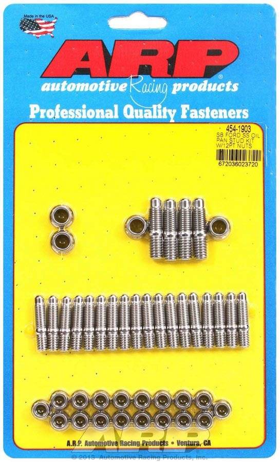 Suncoast Marine and Auto offers SBF S/S Oil Pan Stud Kit 12pt. (454-1903)