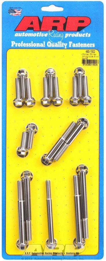 Suncoast Marine and Auto offers Pontiac S/S Timing Cover Bolt Kit 6pt. (490-1502)