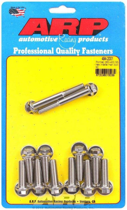 Suncoast Marine and Auto offers Pontiac S/S Intake Bolt Kit 6pt. (494-2001)