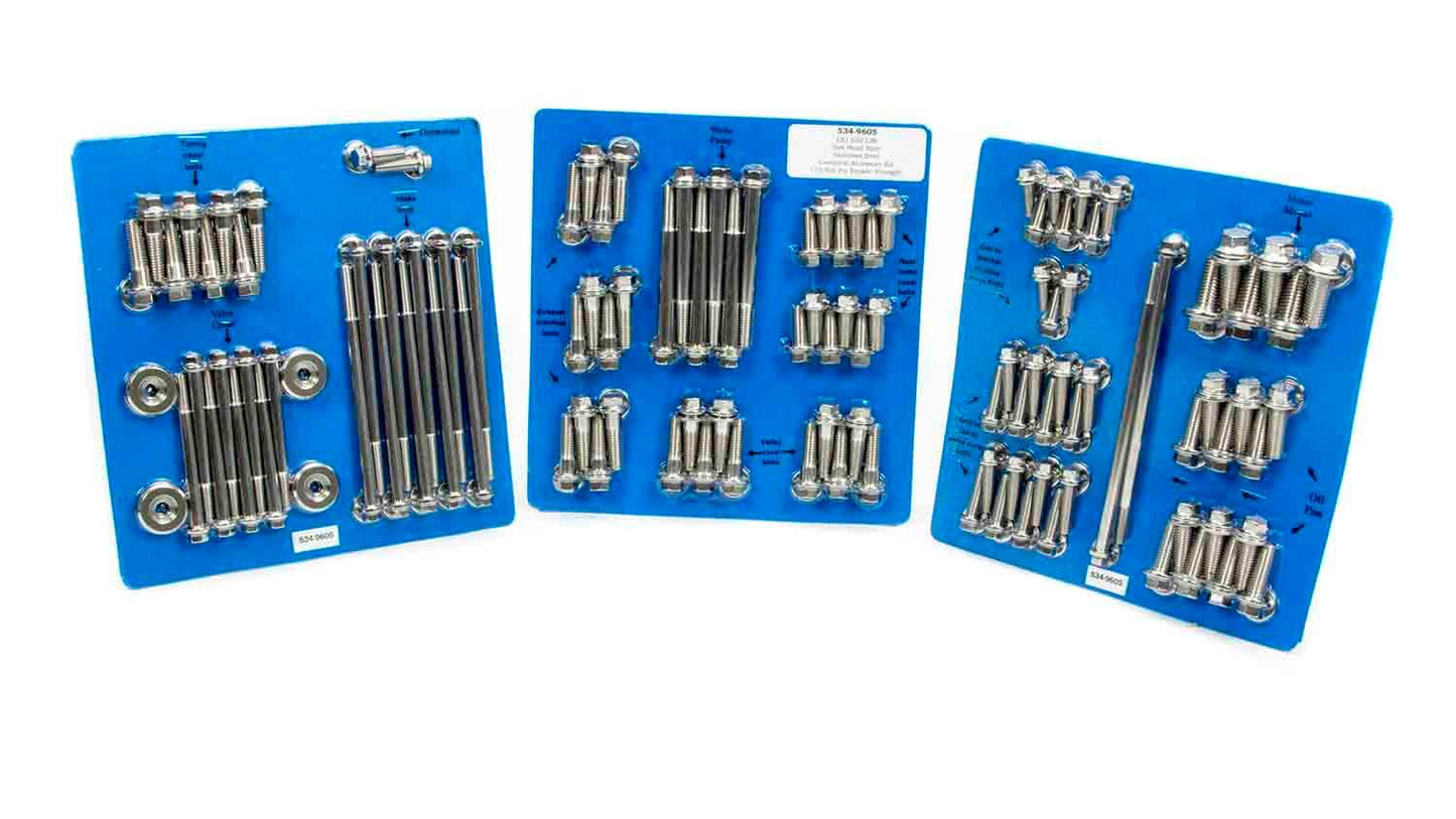 Suncoast Marine and Auto offers GM LS S/S Complete Eng. Fastener Kit 6pt. (534-9605)