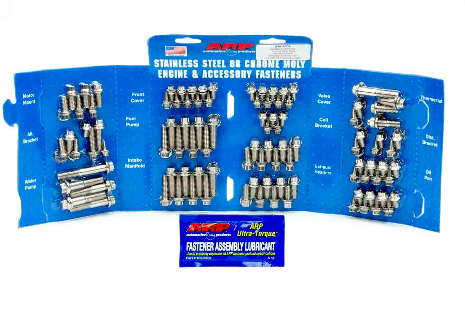 Suncoast Marine and Auto offers BBC S/S Complete Engine Fastener Kit 12pt. (535-9501)