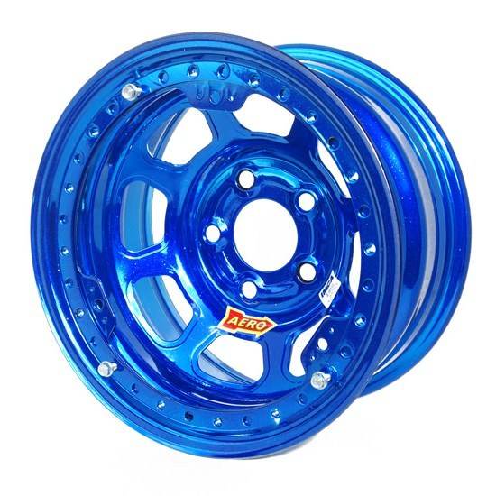 Suncoast Marine and Auto offers 15x8 3in 5.00 Blue Chrome Beadlock Wheel (53-985030BLU)