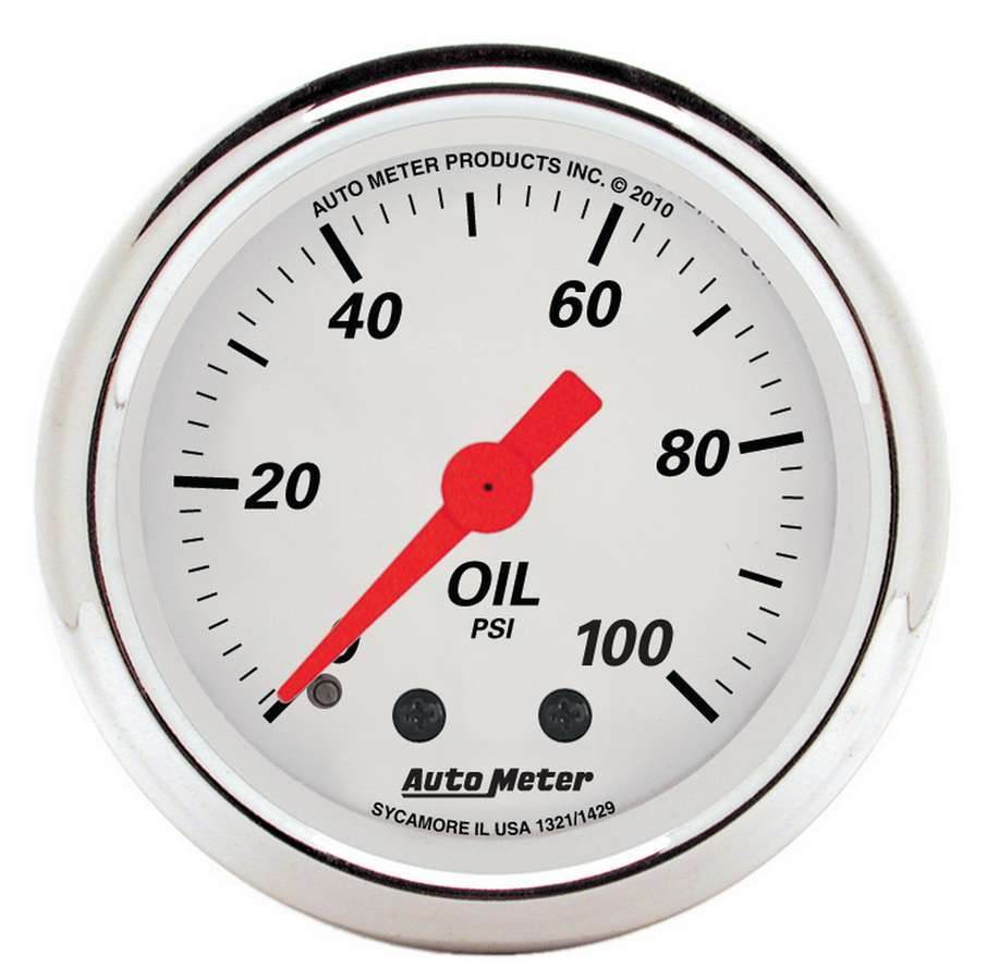 Suncoast Marine and Auto offers 2-1/16 A/W Oil Pressure Gauge 0-100psi (1321)