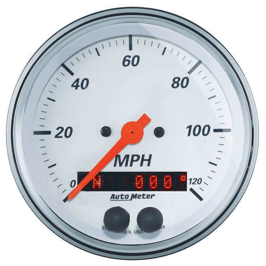 Suncoast Marine and Auto offers 3-3/8 Speedometer 120MPH GPS Arctic White Series (1349)