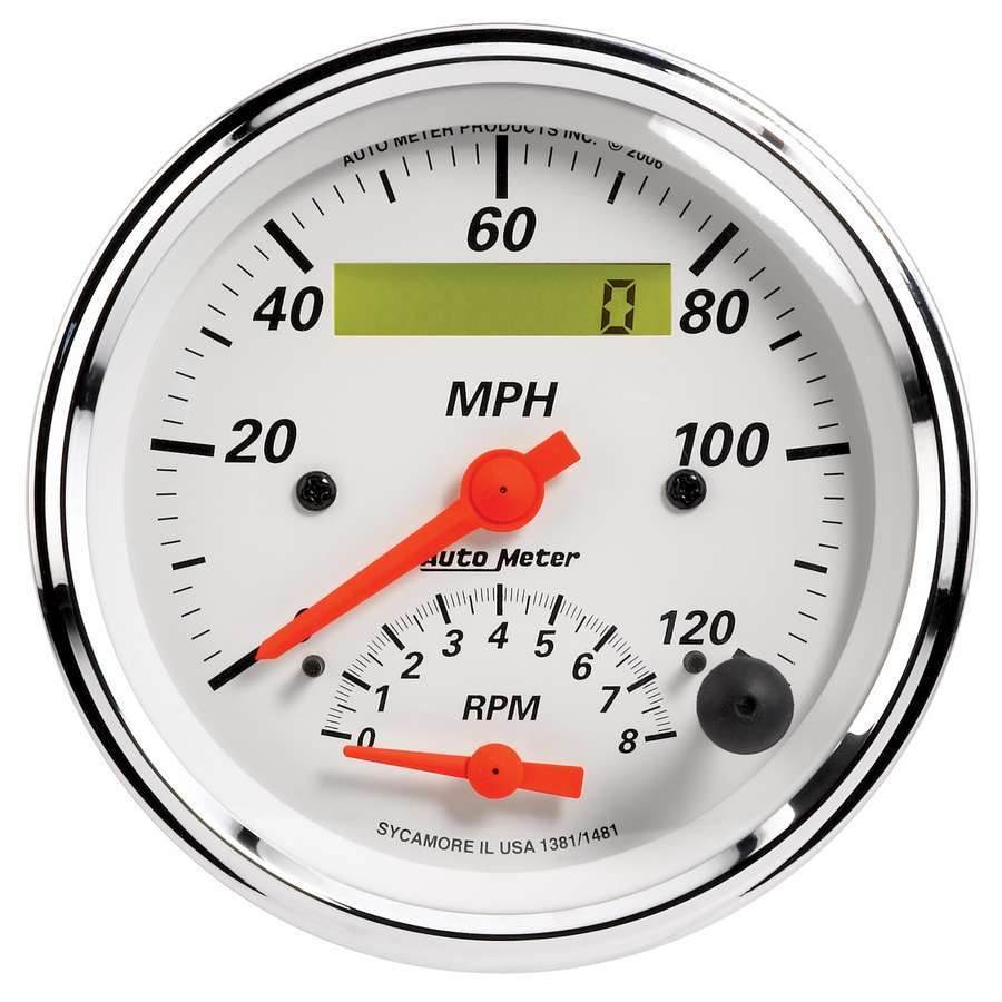 Suncoast Marine and Auto offers 3-3/8in A/W Tach/Speedo Combo (1381)