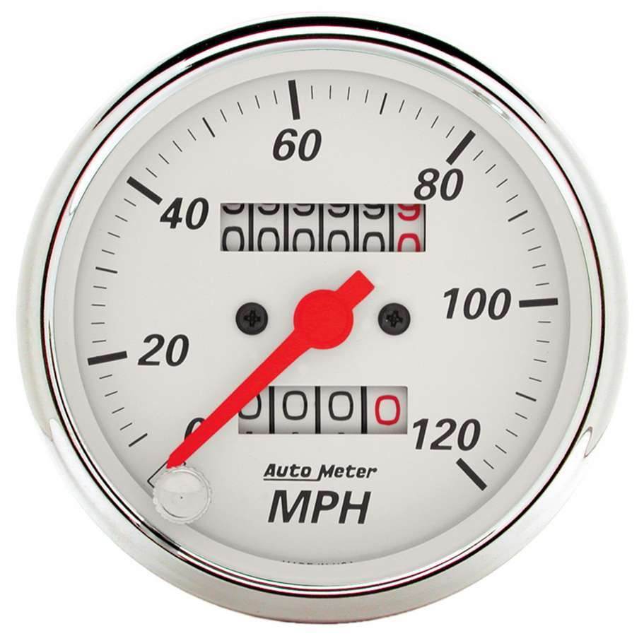 Suncoast Marine and Auto offers 3-1/8in A/W Speedometer 120MPH (1396)