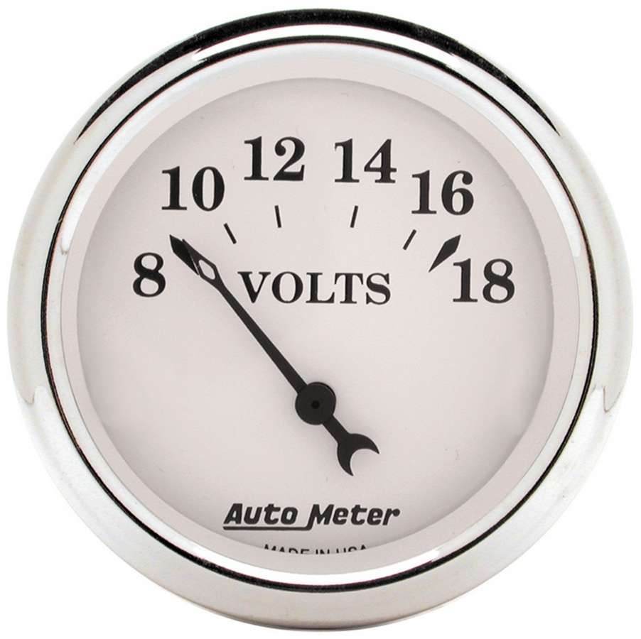 Suncoast Marine and Auto offers Old Tyme White 2 1/16in Voltmeter 8-18 (1692)