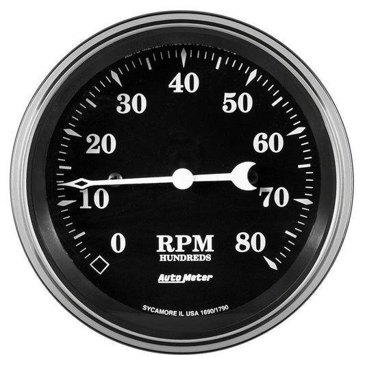 Suncoast Marine and Auto offers 3-3/8 Tachometer 8000 RPM Old Tyme In-Dash (1790)