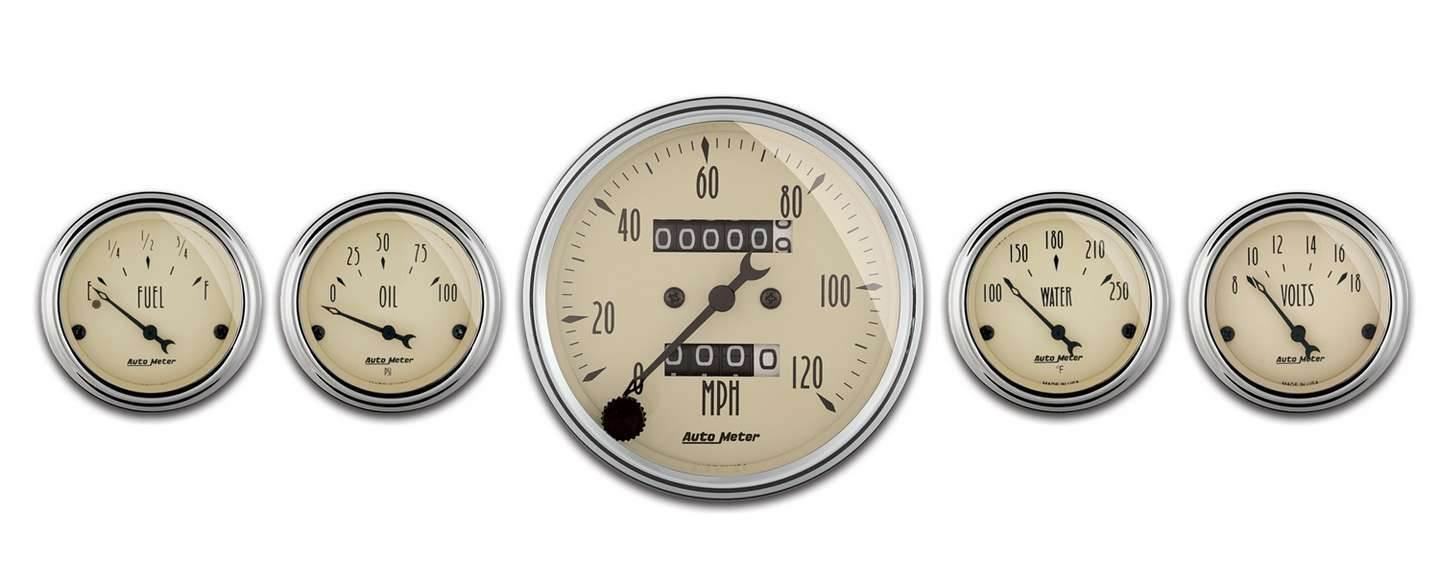 Suncoast Marine and Auto offers A/B 5pc. Gauge Kit w/Mech. Speedo (1808)