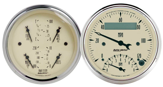 Suncoast Marine and Auto offers 3-3/8in A/B Quad/Speedo/Tach Combo (1820)