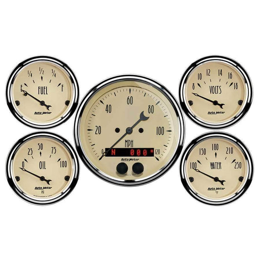 Suncoast Marine and Auto offers Antique Beige Gauge Kit w/GPS Speedo (1850)