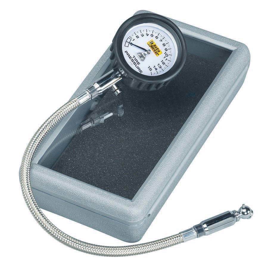 Suncoast Marine and Auto offers Tire Pressure Gauge 0-15 PSI Analog w/Bleed Valve (2159)