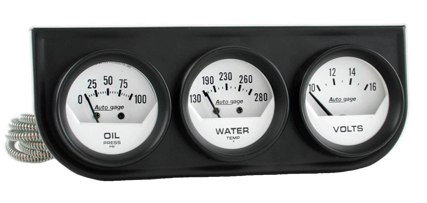 Suncoast Marine and Auto offers 2-1/16in Oil/Volt/Water Short Sweep Console (2324)