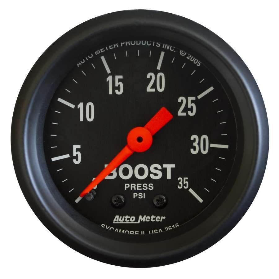 Suncoast Marine and Auto offers 2-1/16in Z-Series Boost Gauge 0-35psi (2616)