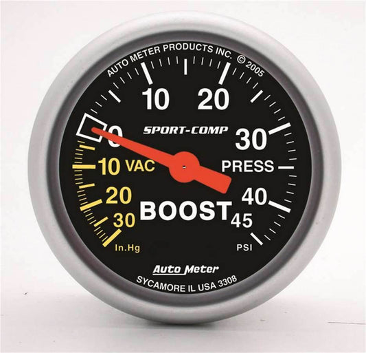 Suncoast Marine and Auto offers 2-1/16in S/C Boost/Vac Gauge (3308)