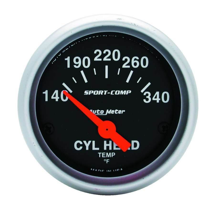 Suncoast Marine and Auto offers 2-1/16in S/C Cylinder Hd Temp. Gauge 140-340 (3336)