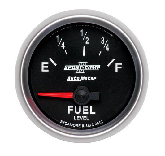 Suncoast Marine and Auto offers 2-1/16in S/C II Fuel Level Gauge 0-90ohms (3613)