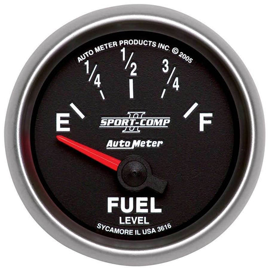 Suncoast Marine and Auto offers 2-1/16in S/C II Fuel Level Gauge 240-33ohms (3616)