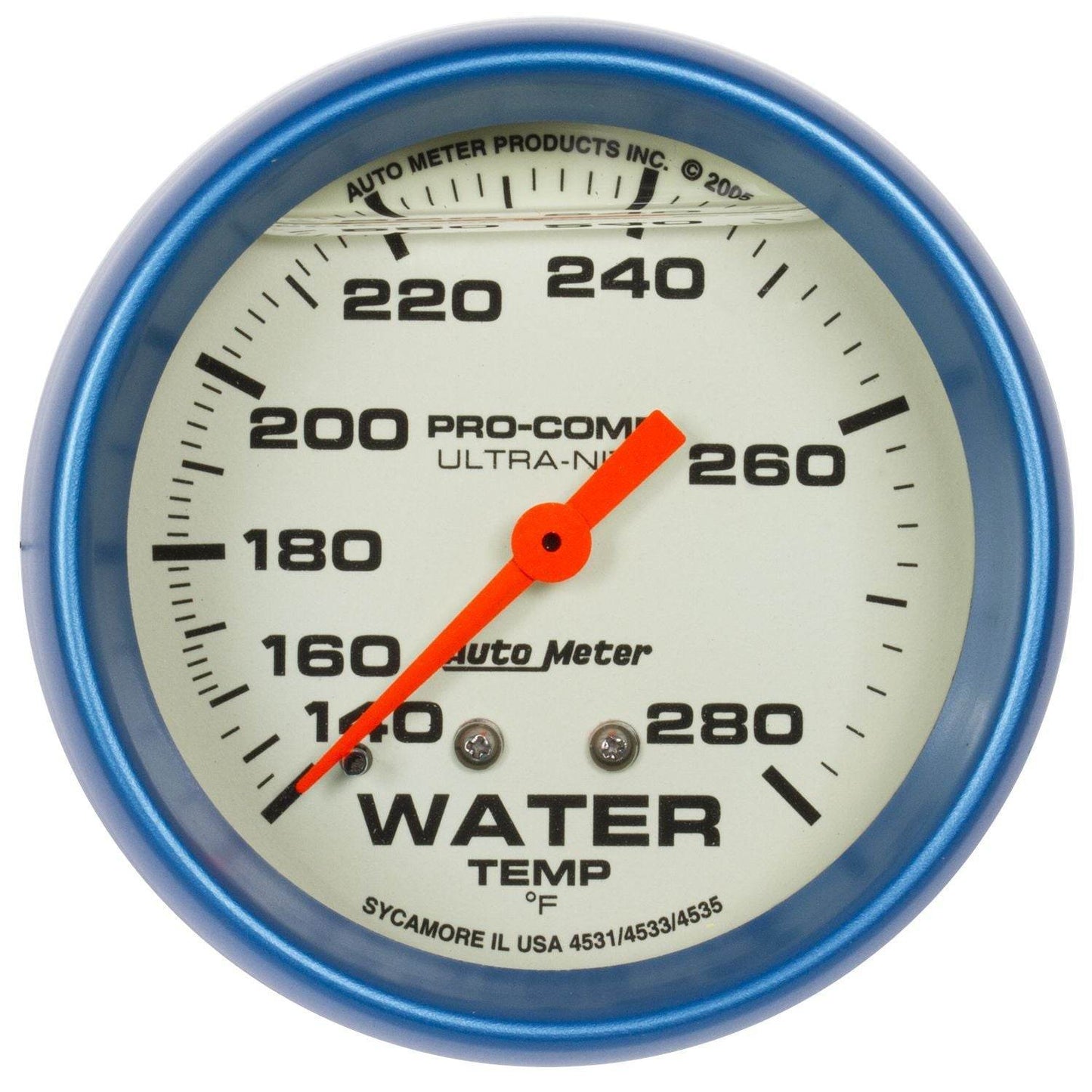 Suncoast Marine and Auto offers 2-5/8 Ultra-Nite Water Temp Gauge 140-280 (4231)