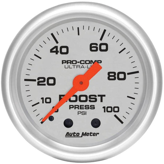 Suncoast Marine and Auto offers 2-1/16in U/L Boost Gauge 0-100psi (4306)