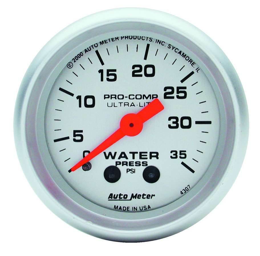 Suncoast Marine and Auto offers 2-1/16in U/L Water Pressure Gauge 0-35psi (4307)