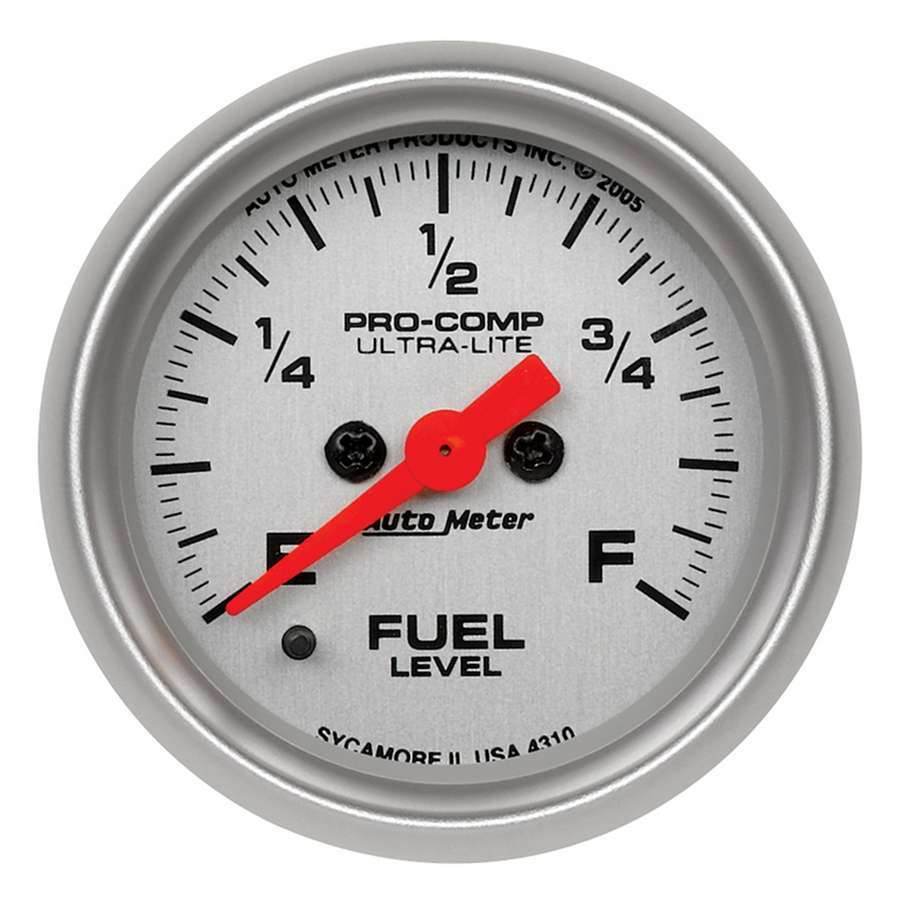 Suncoast Marine and Auto offers 2-1/16in U/L Fuel Level Gauge - Programmable (4310)