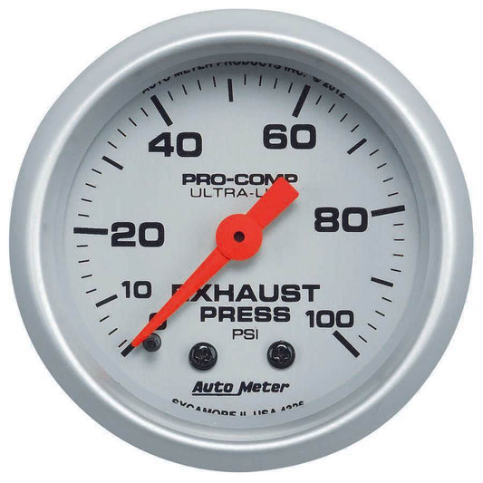 Suncoast Marine and Auto offers Exhaust Pressure Gauge 0-100psi Ultra-Lite (4326)