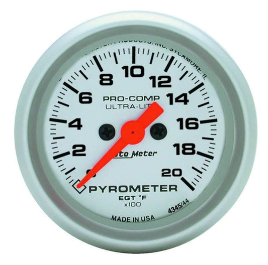 Suncoast Marine and Auto offers 2-1/16in U/L 2000 Degree Pyrometer (4345)