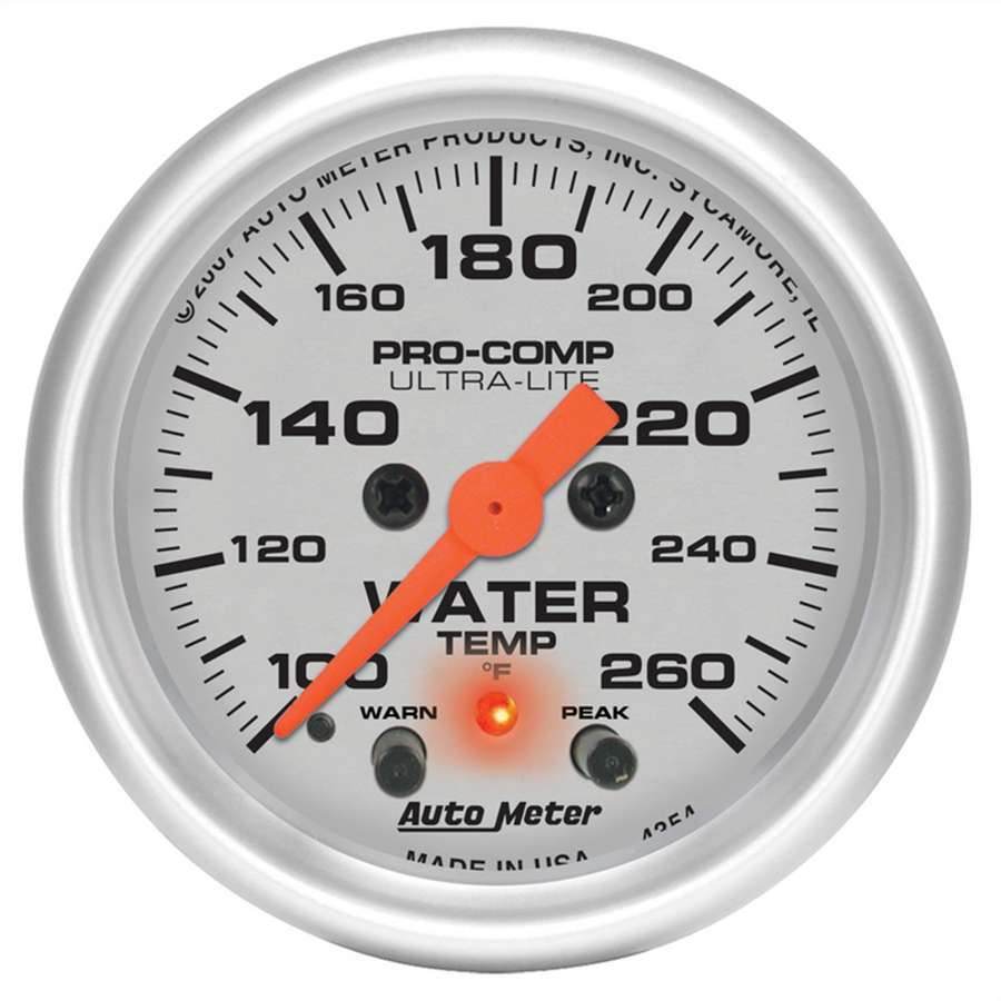 Suncoast Marine and Auto offers 2-1/16in U/L Water Temp Gauge w/Peak & Warning (4354)