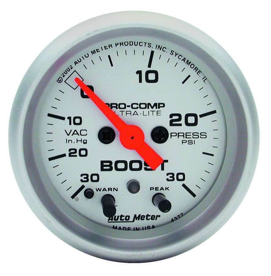 Suncoast Marine and Auto offers 2-1/16in U/L Boost/Vac. Gauge 30in/15psi (4376)