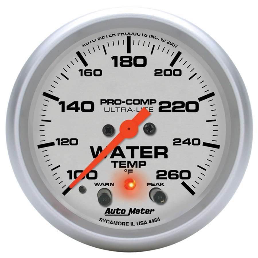 Suncoast Marine and Auto offers 2-5/8in U/L Water Temp Gauge w/Peak & Warning (4454)