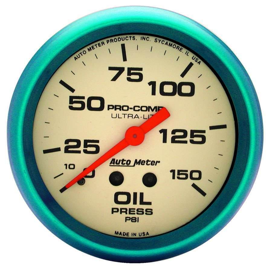 Suncoast Marine and Auto offers 2-5/8 Ultra-Nite Oil Press. Gauge 0-150psi (4523)