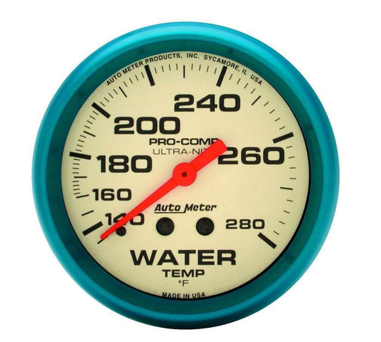 Suncoast Marine and Auto offers 2-5/8 Ultra-Nite Water Temp Gauge 140-280 (4531)