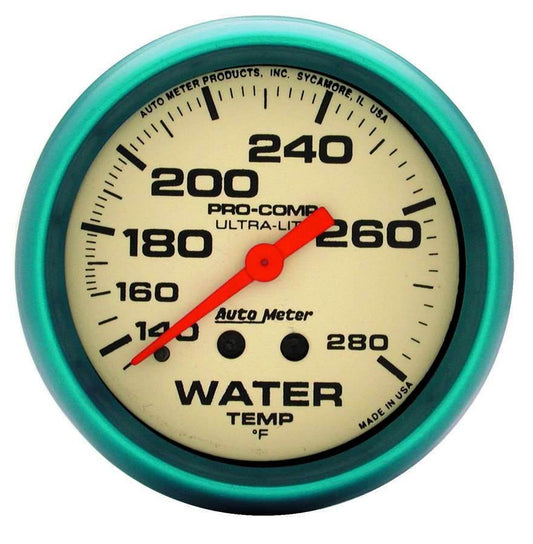 Suncoast Marine and Auto offers 2-5/8 Ultra-Nite Water Temp Gauge 140-280 (4535)