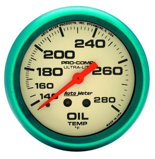 Suncoast Marine and Auto offers 2-5/8 Ultra-Nite Oil Temp Gauge 140-280 (4541)