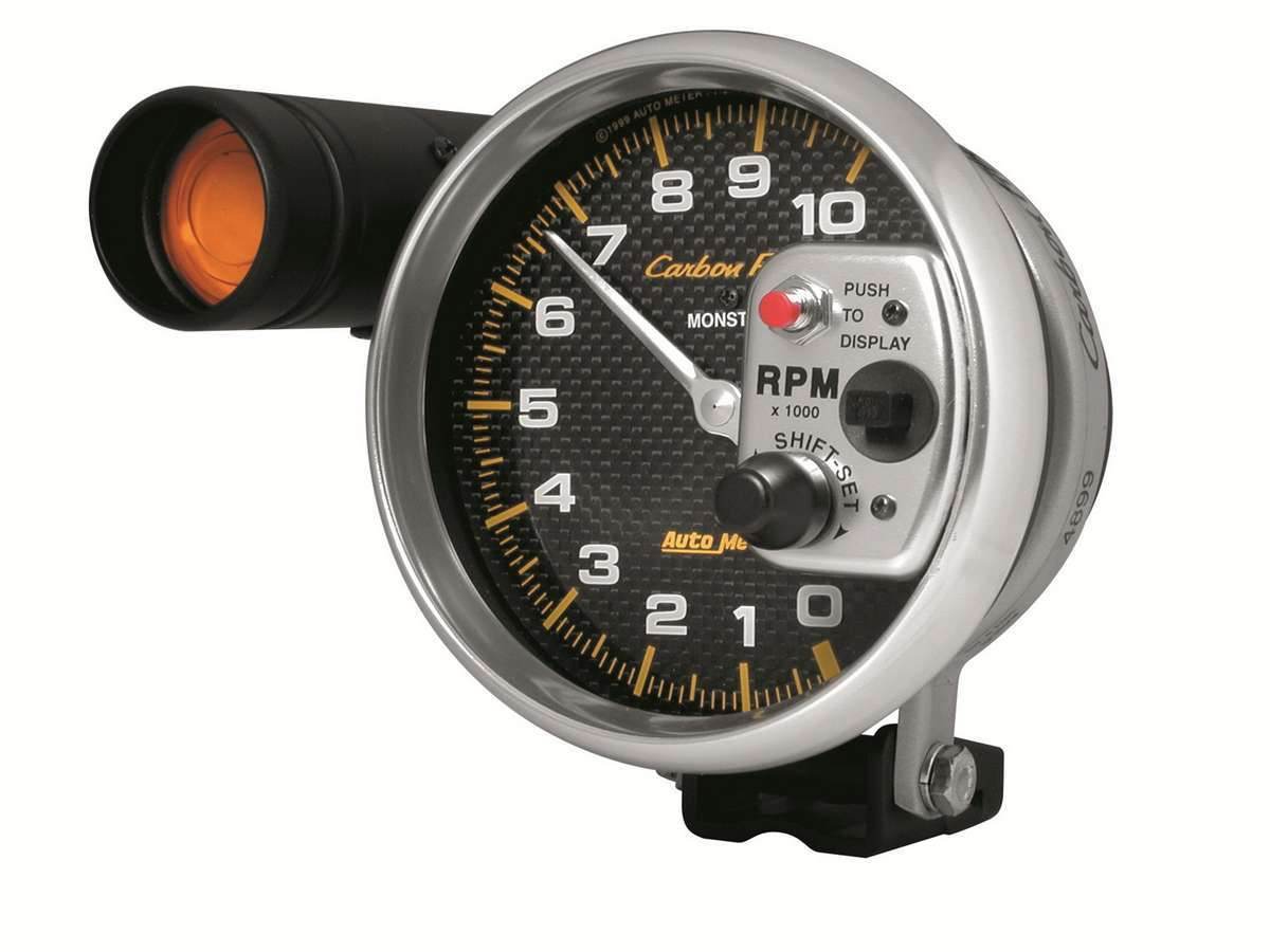 Suncoast Marine and Auto offers C/F 5in 10000RPM Tach w/Shift-Lite (4899)