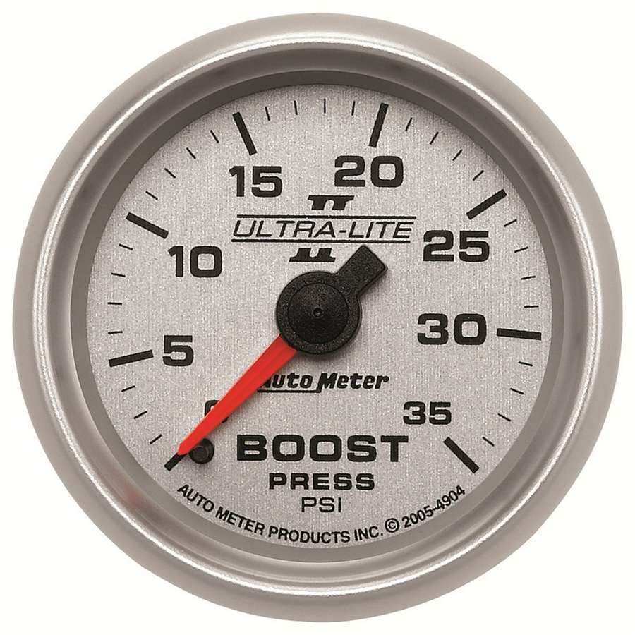 Suncoast Marine and Auto offers 2-1/16in U/L II Boost Gauge - 0-35psi (4904)