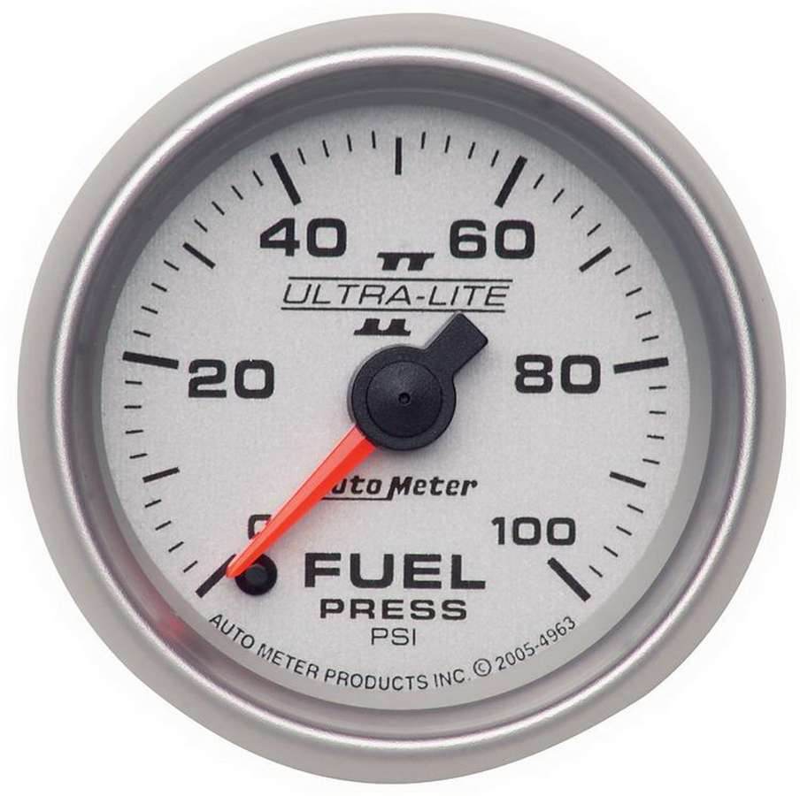 Suncoast Marine and Auto offers 2-1/16in U/L II Fuel Pressure Gauge 0-100psi (4963)