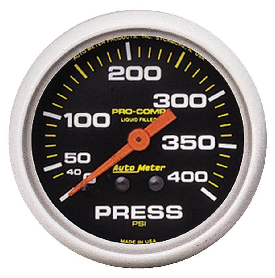 Suncoast Marine and Auto offers 2-5/8 P/C Pressure Gauge 0-400psi (5424)