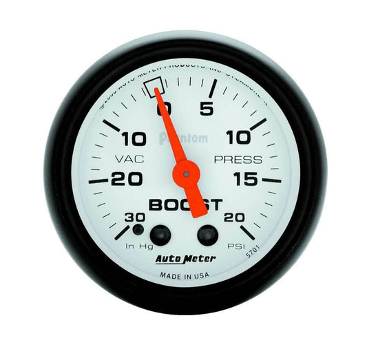 Suncoast Marine and Auto offers 2-1/16in Phantom Boost / Vacuum Gauge (5701)