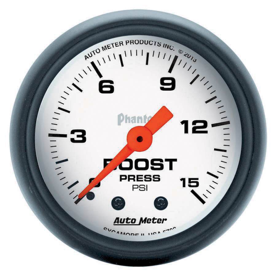 Suncoast Marine and Auto offers 2-1/16 Phantom Boost Gauge 0-15psi (5702)