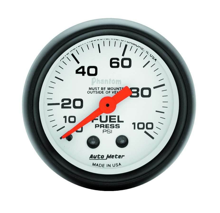 Suncoast Marine and Auto offers 2-1/16in Phantom Fuel Pressure Gauge 0-100 PSI (5712)