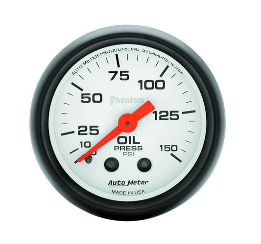 Suncoast Marine and Auto offers 2-1/16in Phantom Oil Press. Gauge 0-150psi (5723)