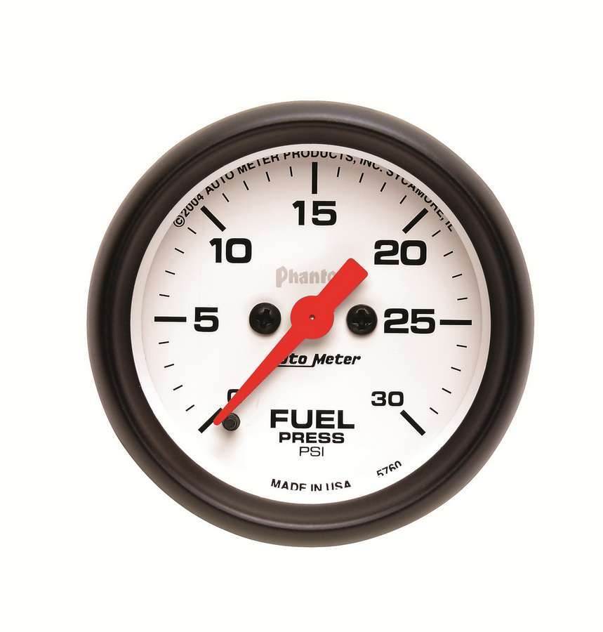 Suncoast Marine and Auto offers 2-1/16in Phantom Fuel Press. Gauge 30psi (5760)