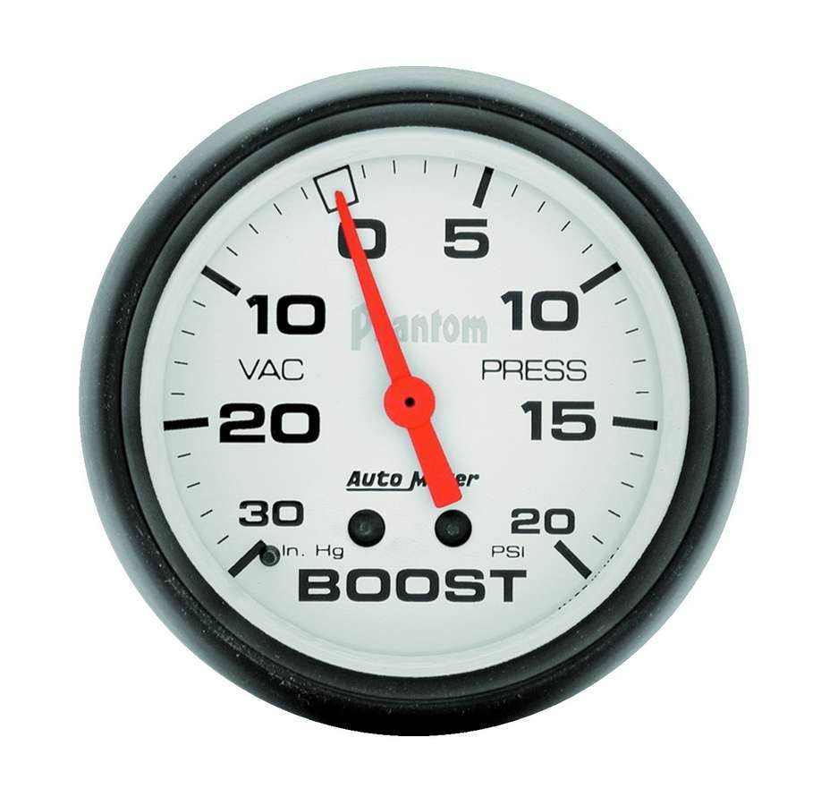 Suncoast Marine and Auto offers 2-5/8in Phantom Boost Gauge 20psi (5801)