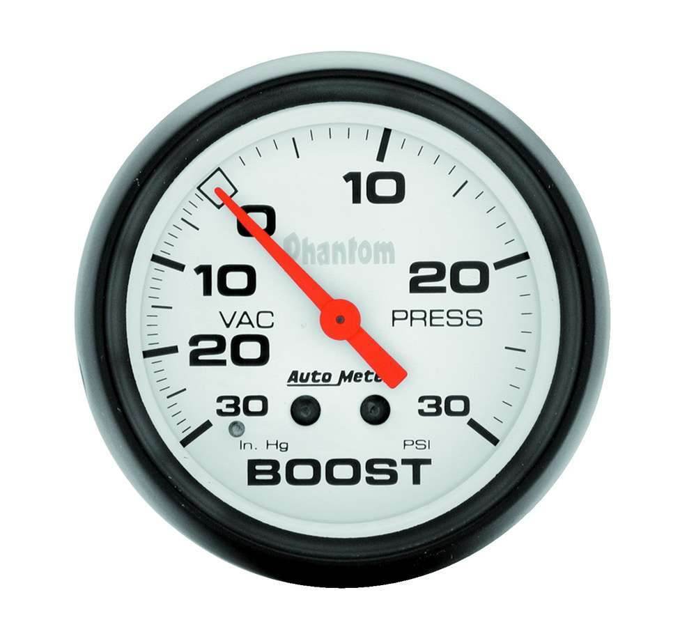 Suncoast Marine and Auto offers 2-5/8in Phantom Boost Gauge 30psi (5803)